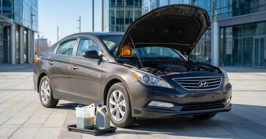 У Hyundai Sonata 2.5 расход масла достигает 3 л на 10 тыс. км