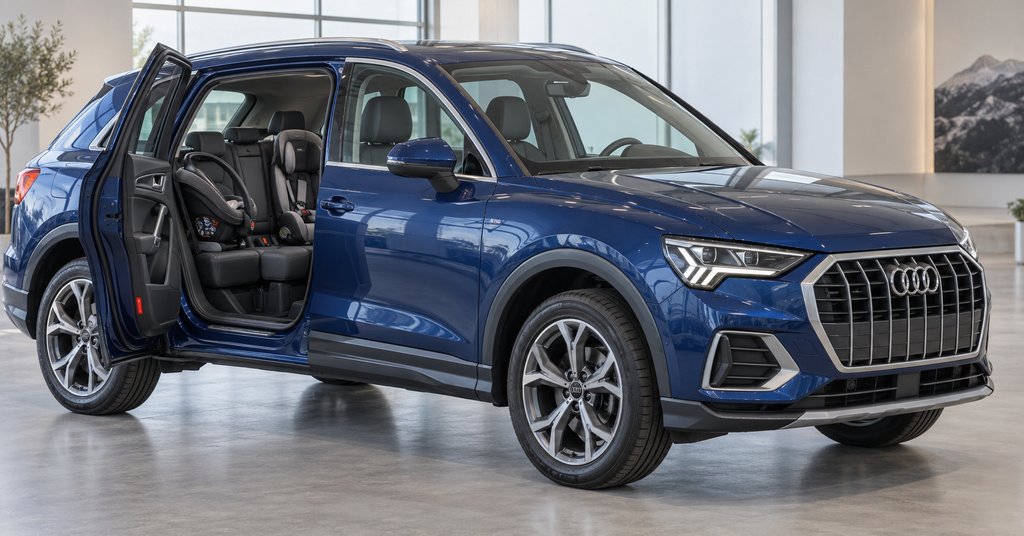 Audi Q3 2022-2023: хватит ли места семье с двумя автокреслами