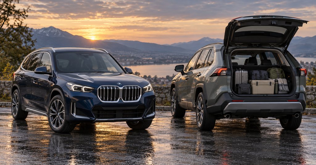 BMW X1 vs Toyota RAV4: что семье важнее — драйв или багажник