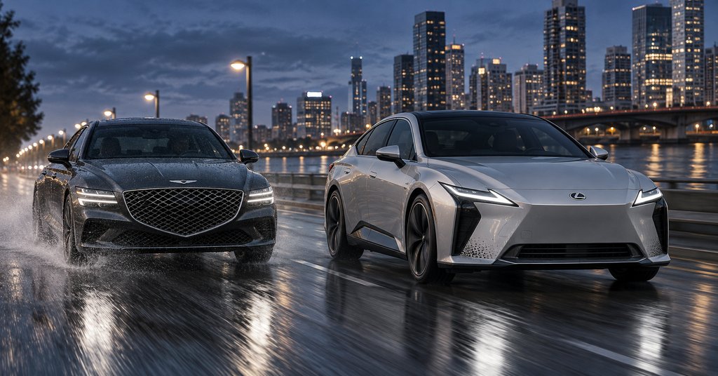 Genesis G80 vs Lexus ES: что выбрать в 2026 (premium sedan) — ES тише