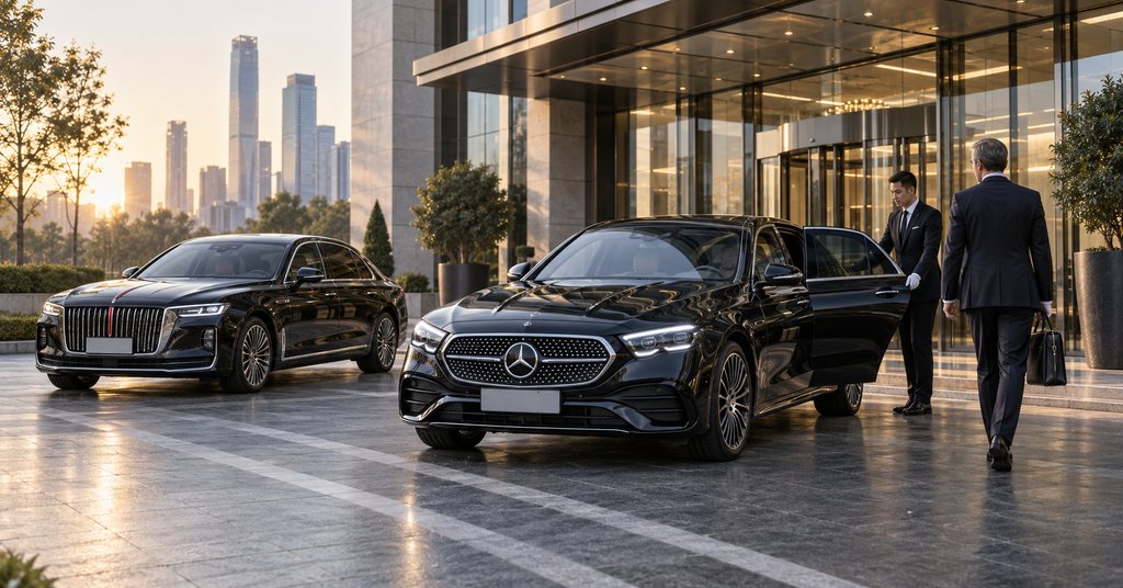 Hongqi H9 vs Mercedes E-Class: E-Class выгоднее для бизнеса