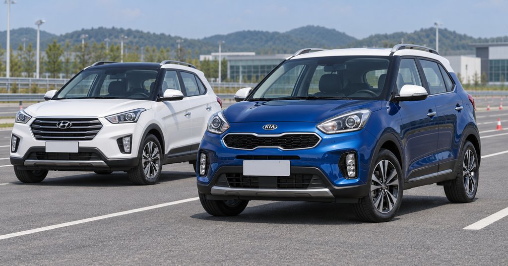 Hyundai IX25 vs Kia KX3: у Kia больше места и систем безопасности