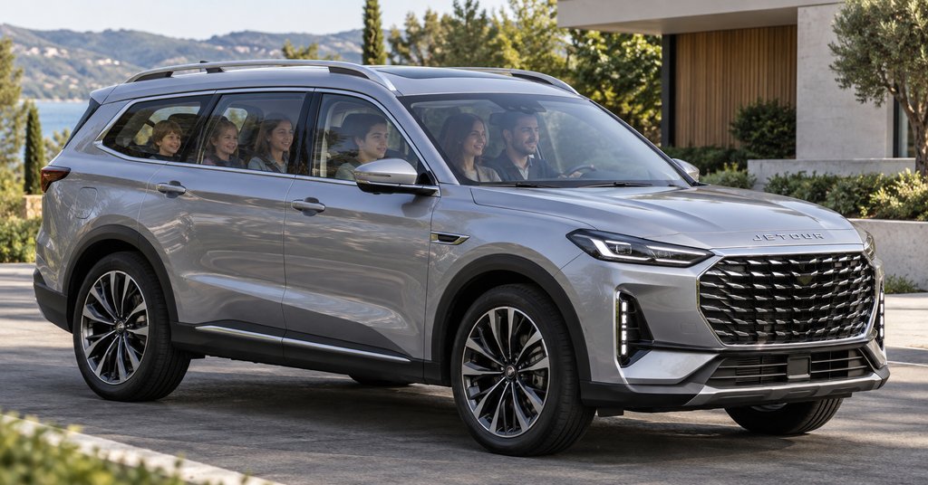 Jetour X70 Plus 2022-2023: 7 мест, но третий ряд — только для детей