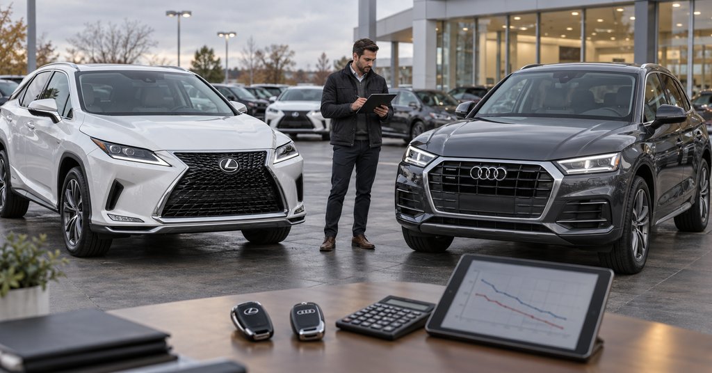 Lexus RX300 vs Audi Q5: какой меньше потеряет при продаже