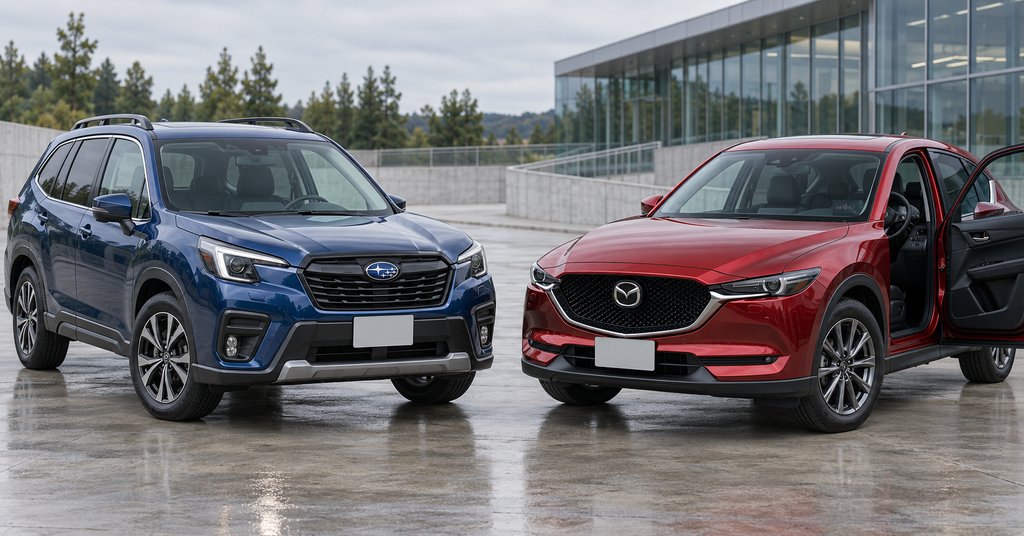 Subaru Forester (Япония) vs Mazda CX-5 (Китай): CX-5 без русификации