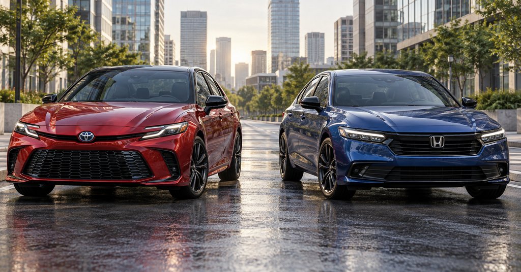 Toyota Camry Hybrid против Honda Accord Hybrid: что выбрать в 2026 году