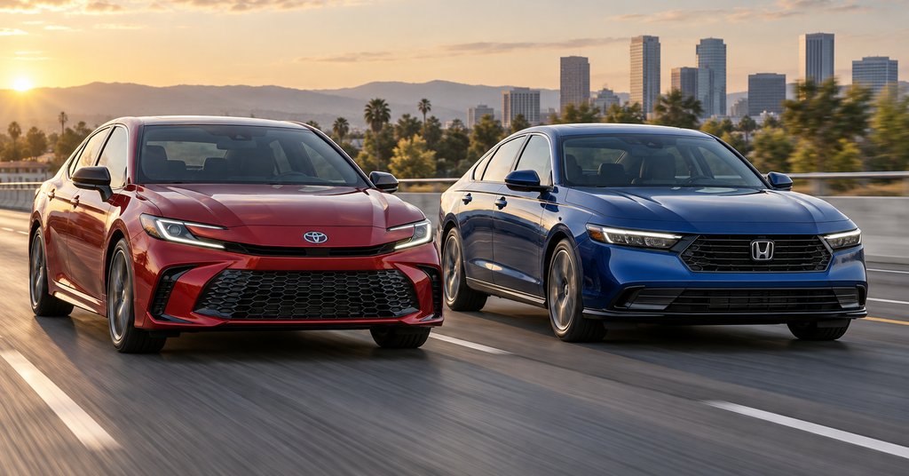 Toyota Camry vs Honda Accord: что выбрать в 2026 (mid-size sedan)