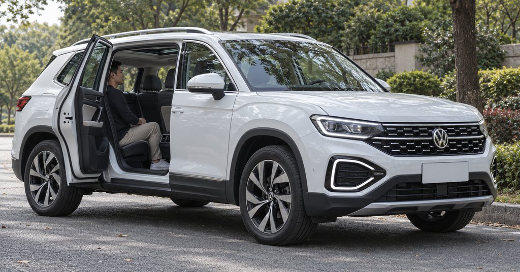 Volkswagen Tayron 2022-2023: просторнее Tiguan на втором ряду