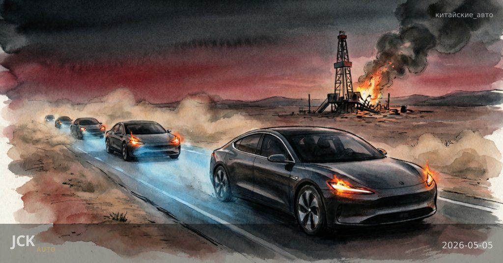 Китайские автопроизводители наращивают экспорт: в апреле 2026 года поставки за рубеж резко выросли на фоне ближневосточного кризиса