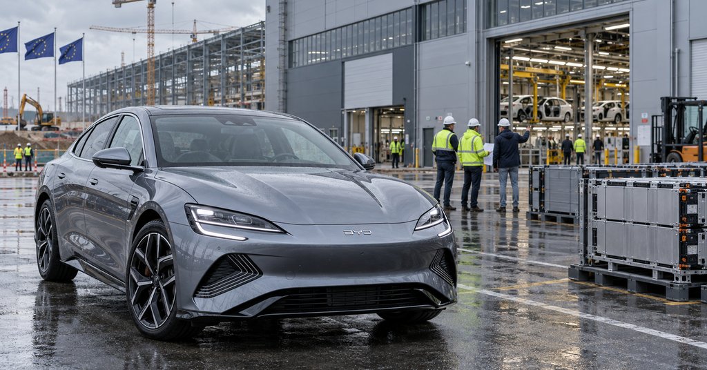 BYD ищет в Европе площадки для трёх автозаводов и батарейного