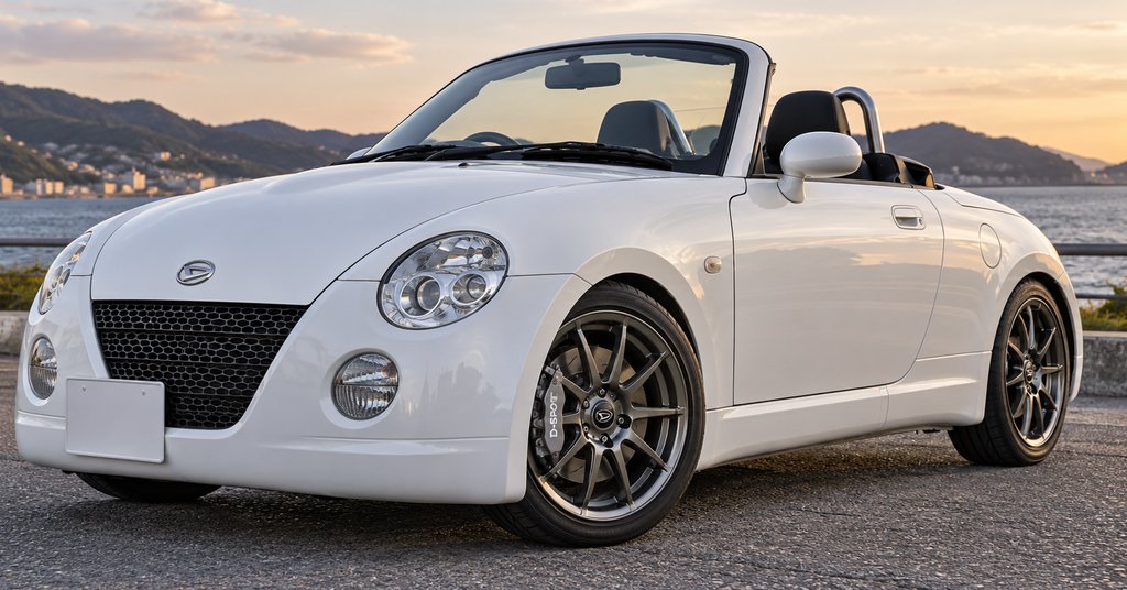 Daihatsu Copen: в октябре выйдут лимитные серо-белые тормоза