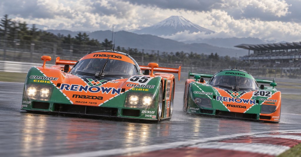 Две Mazda 787B проедут к 35-летию победы в Ле-Мане