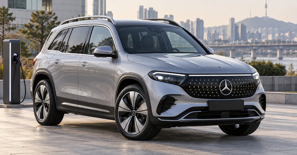 Электрический Mercedes-Benz GLB: 69,9 млн вон в Корее
