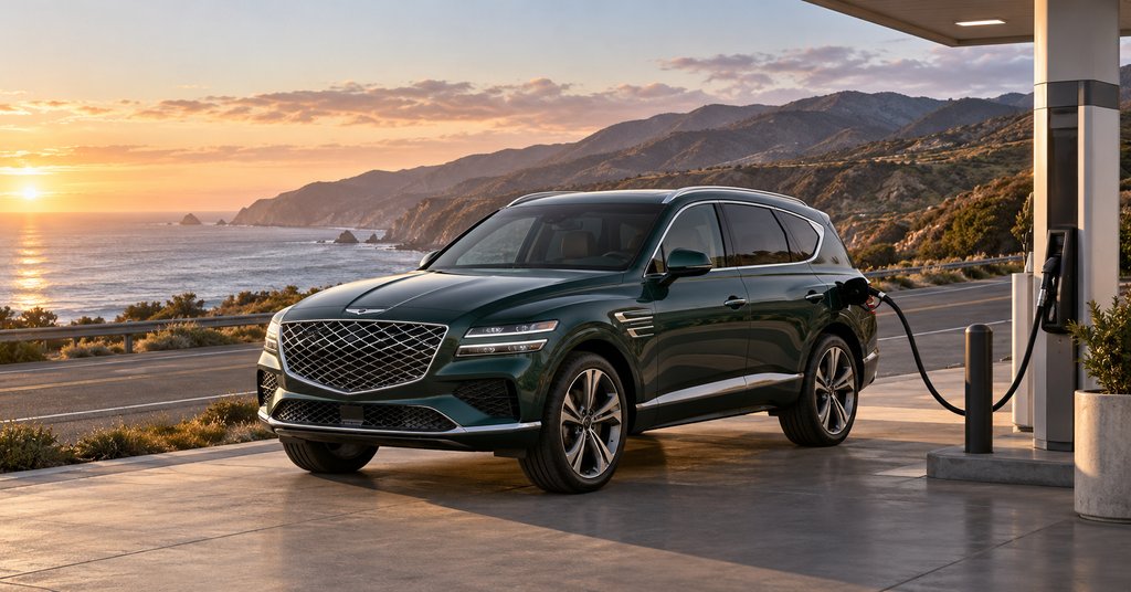 Genesis GV80 Hybrid: 76-литровый бак — до 912 км хода