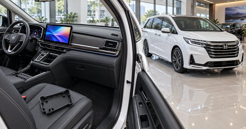 Honda Odyssey получила 12,3-дюймовый экран вместо заглушки