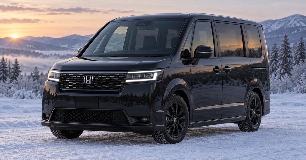 Honda Step WGN получит Black Edition с обогревом второго ряда
