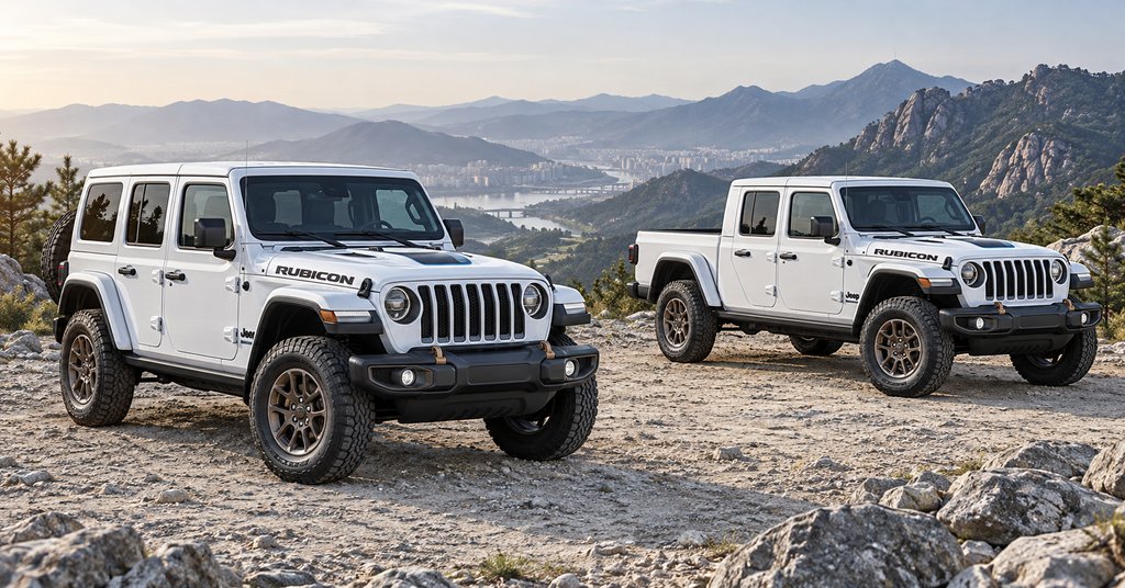 Jeep: в Корее выйдут всего 30 юбилейных Wrangler и Gladiator