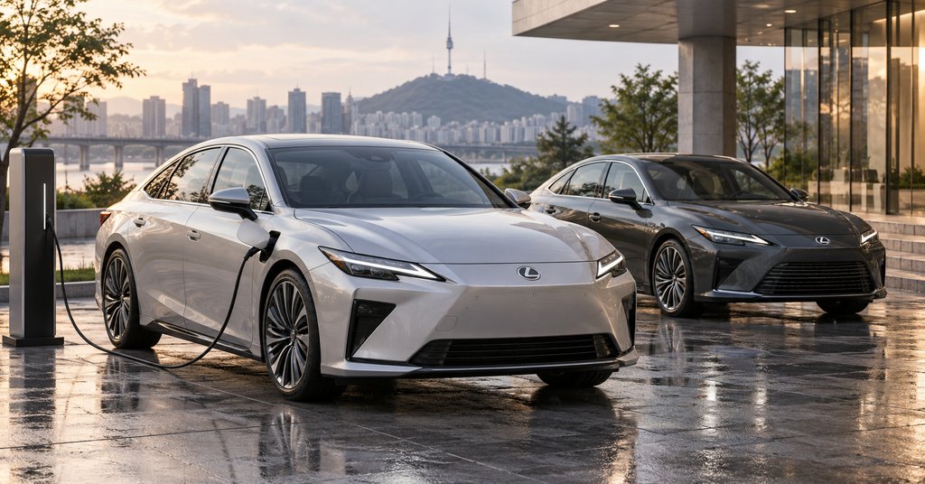 Lexus ES: базовый электромобиль в Корее дешевле гибрида