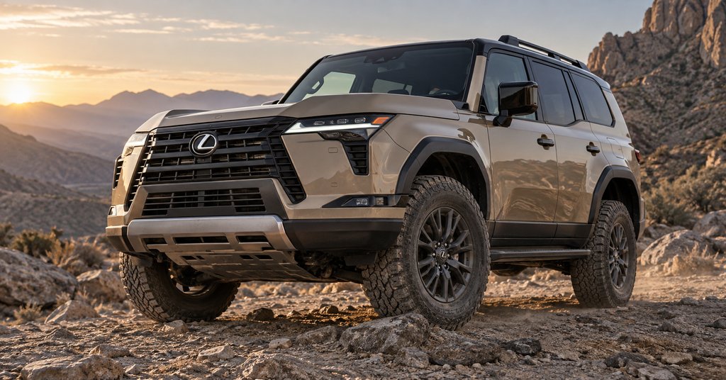 Lexus GX550 OVERTRAIL+: шины увеличили до 265/70R18
