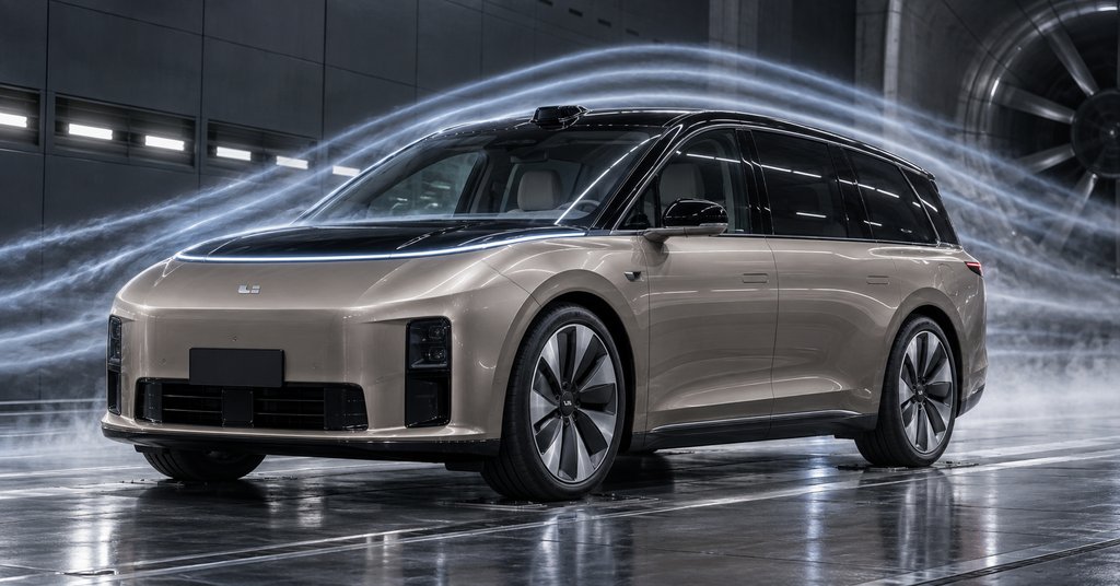 Li Auto заявила для i9 0,215 Cd — минимум среди серийных SUV