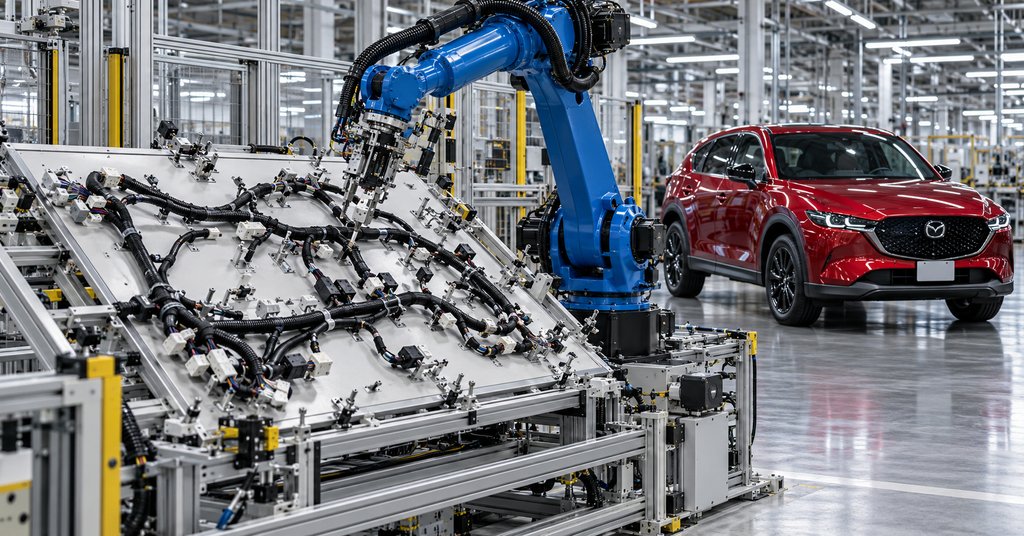 Mazda CX-5: жгуты впервые спроектировали под автоматизацию