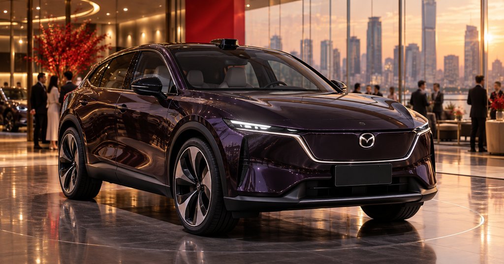 Mazda CX-6e с лидаром стартует в Китае от 145 900 юаней