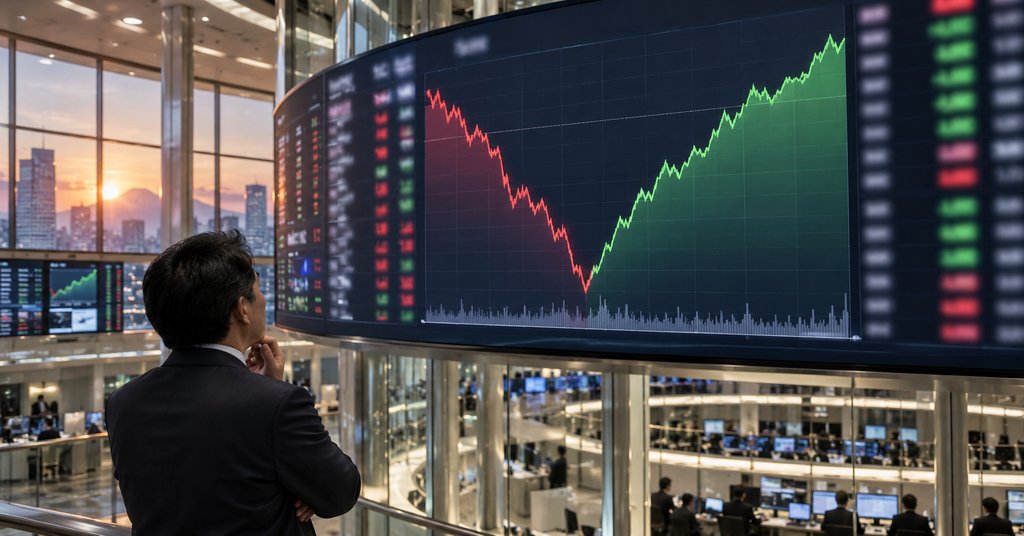 Nikkei отыграл падение более чем на 800 иен к закрытию