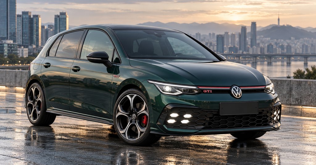 Volkswagen Golf GTI Dark Moss ограничили 100 машинами в Корее