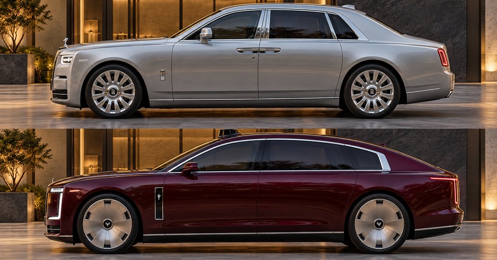 Yangwang Altior: на 100 мм длиннее Rolls-Royce Ghost